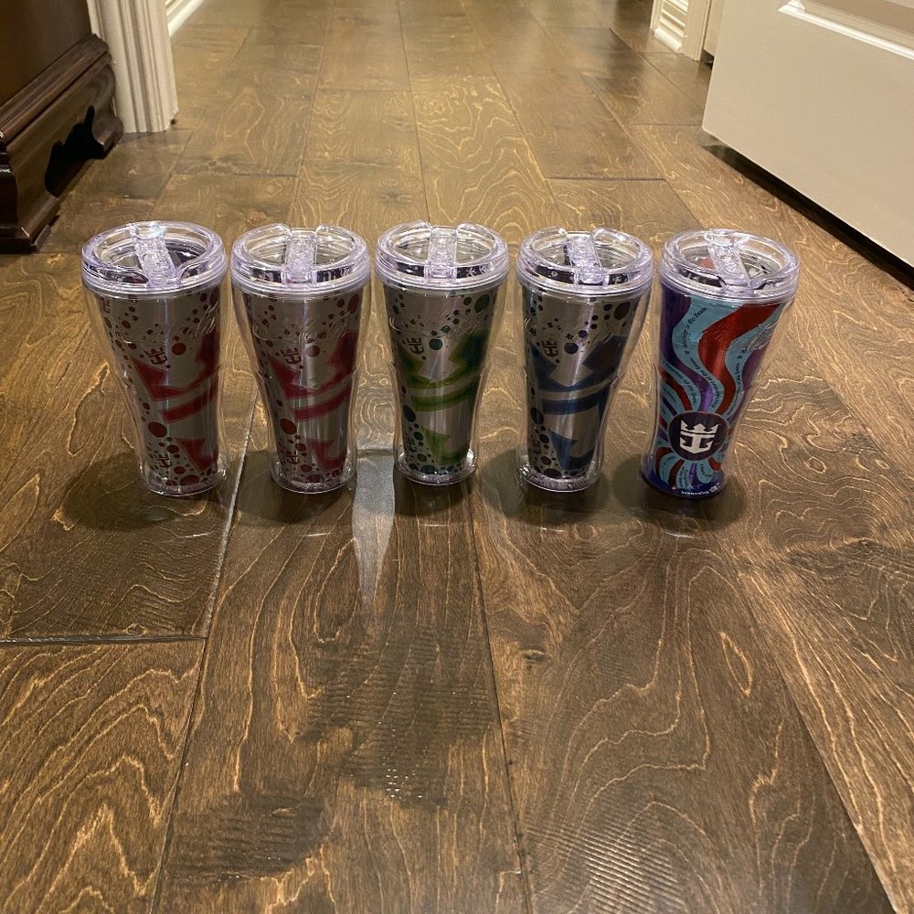 Royal Caribbean Plastic Tumbler Cups (2 available - Read Description for Colors)